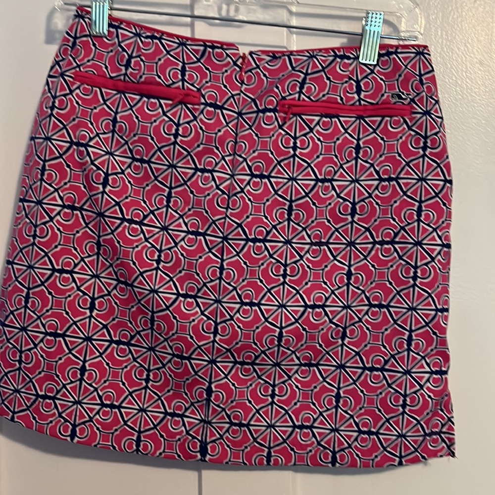 Vineyard Vines golf/tennis skirt navy and pink size 2 - Picture 3 of 5